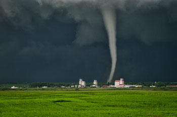 Tornado in Kenaston, Saskatchewan